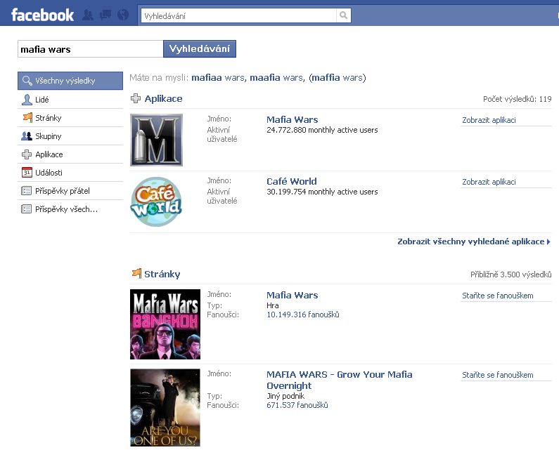 Mafia Wars na facebook Mafia Wars na facebook